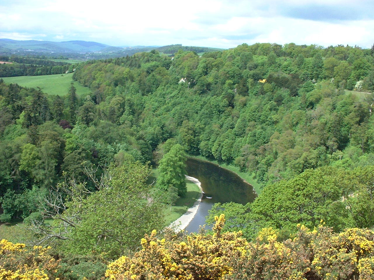 Scott's View over River Tweed